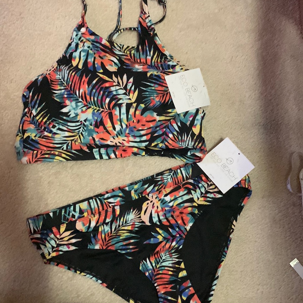 Brand New Eco Beach Two Piece Swim Suit